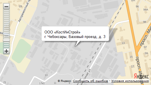 Интерактивная карта Яндекс для сайта